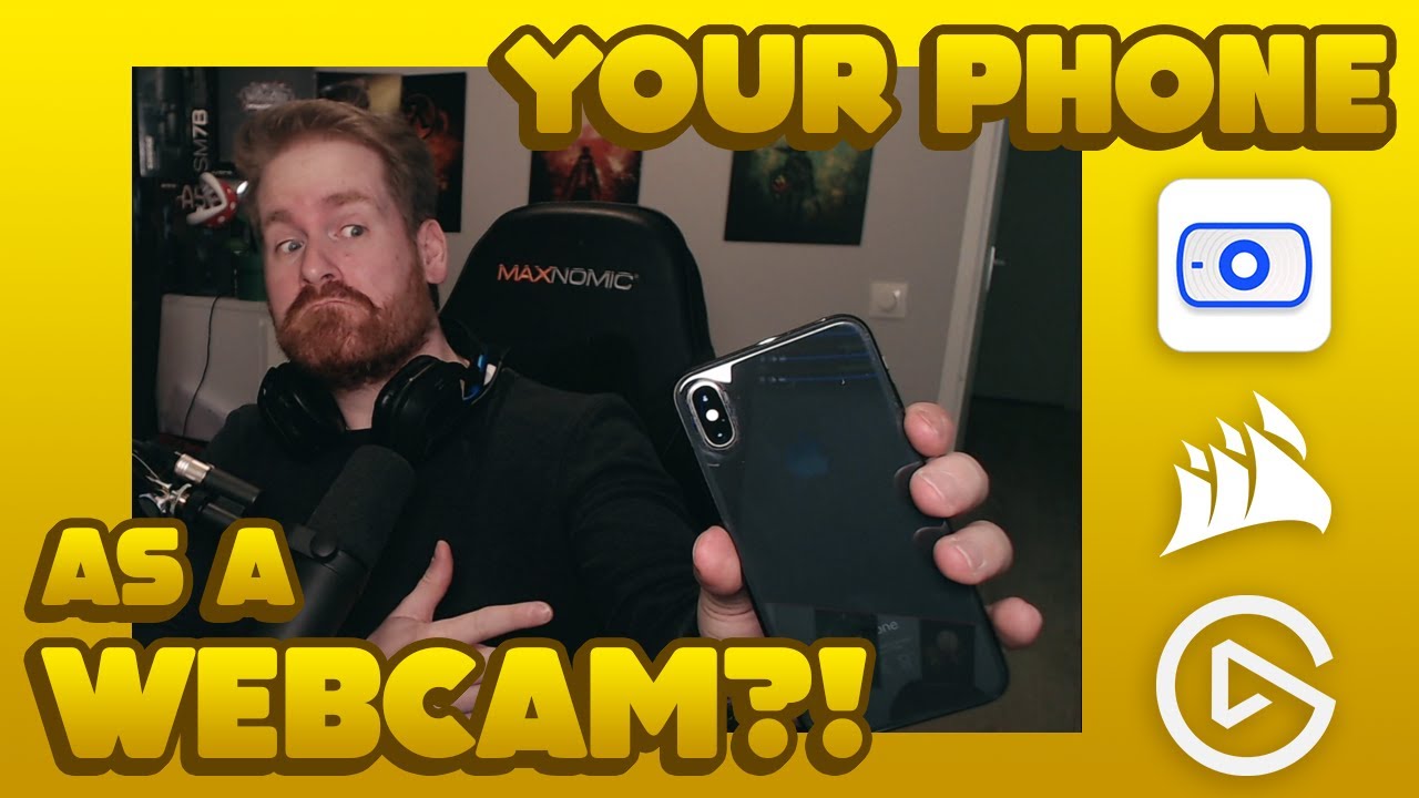How to use your Phone as a Webcam for zoom, OBS etc! EpocCam = EpicCam?!