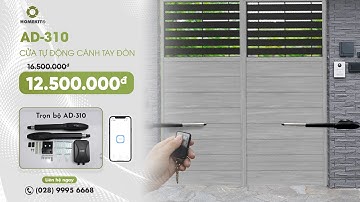 HOẠT ĐỘNG CỦA THIẾT BỊ CỔNG TỰ ĐỘNG CÁNH TAY ĐÒN AD-310
