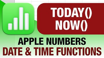TODAY() and NOW() functions in Apple Numbers