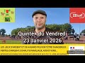 MAX 1-2-3 Turf vos pronostics Quinté+ du Vendredi 23 Janvier 2026 ‎@max1-2-3turfvospronosticsh2