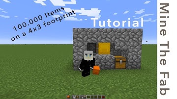 The 100.000 item shulker box storage system. TUTORIAL