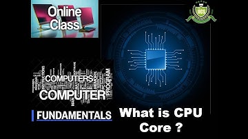 Computer Fundamental | Lecture-14 | CPU Core | By Javed Sir | IICS College