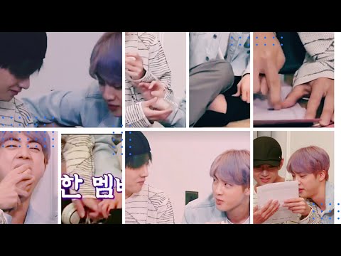 Taejin being flirty and touchy with each other~ Run ep93 moments💜💜