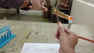 THERMAL DECOMPOSITION OF LEAD (II) NITRATE | CHEMISTRY DEMONSTRATION