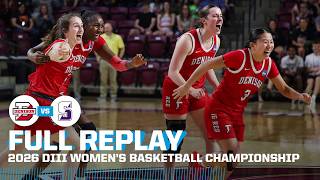 Denison vs. Scranton: 2026 DIII women's basketball championship | FULL REPLAY Update