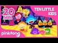 Ten Little Spooky Kids and more | Ten Little Kids | +Compilation | Pinkfong Songs for Children