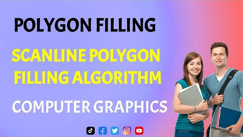 Polygon filling|Scanline polygon filling algorithm|Computer graphics malayalam