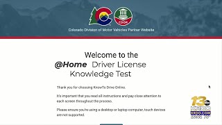 Coloradans can now take driver's permit tests online