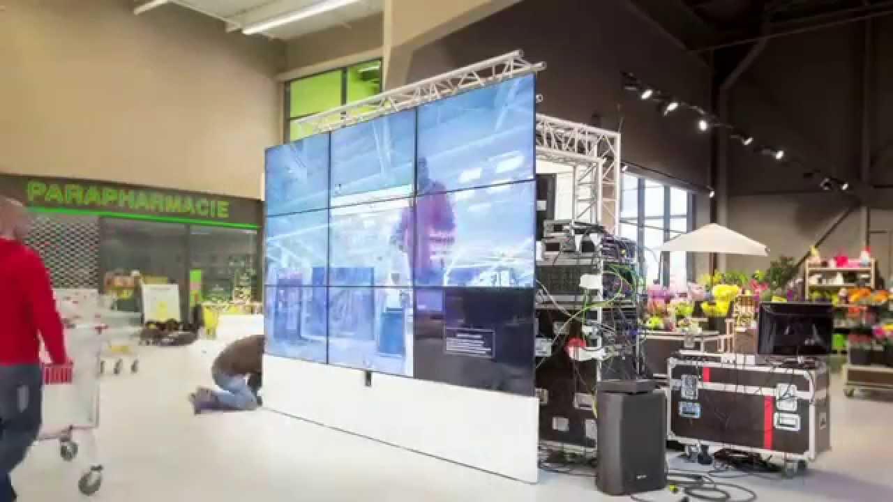 Augmented reality on screens wall / JPB Audiovisuels YouTube