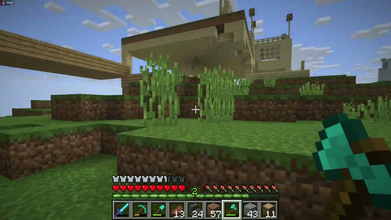 Minecraft Projekt (Der Fertigbau beginnt)