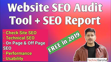 FREE Website SEO Audit Tool Report |Complete SEO Site Checkup-SEO Audit Tools Beginner Blogger Hindi