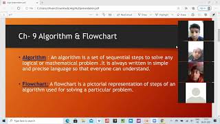 Class 5 Ch 9 Algorithm and Flowchart part 1