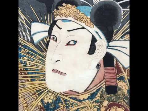Actor Suketakaya Takasuke III Sawamura Chôjûrô V As Satomi Yoshizane Kunisada II 1852