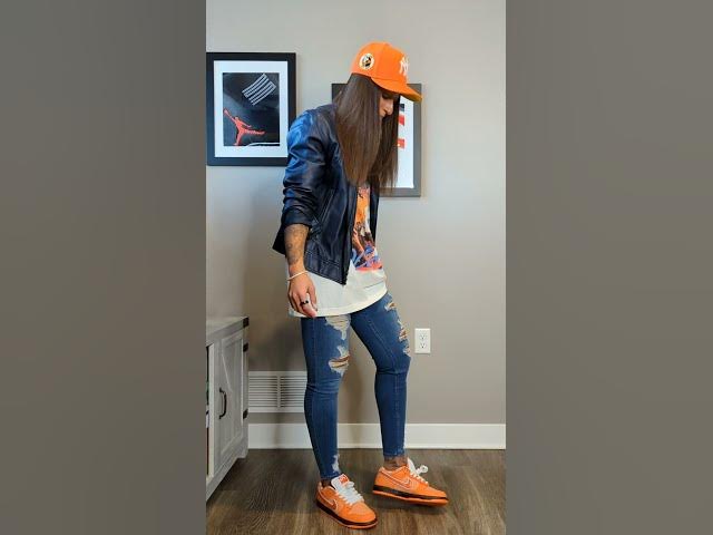How to Style Nike SB Dunk Orange Lobster (Concepts) #nike #howtostyle #sneakers #grwm #nikesb