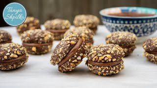 Шоколадное Печенье с Фундуком и Домашней НУТЕЛЛОЙ | Chocolate Hazelnut Cookies with homemade NUTELLA