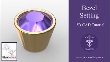 Create a simple Bezel Setting in Rhino3D (for Beginners)