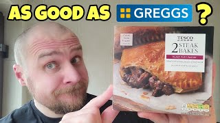 Better than Greggs? Tesco Steak Bakes