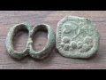 Ultrasonic cleaning of treasure hunting and metal detecting finds.