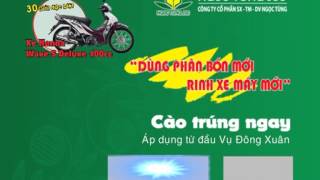 NGOC TUNG JSC - Phân Bón UDP Cọp Vàng Vụ Đông Xuân 2013-2014