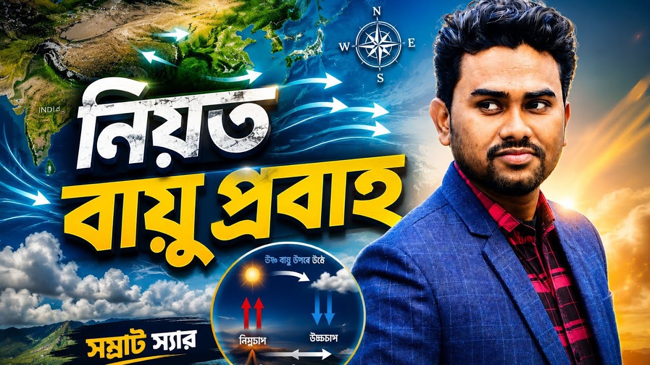 নিয়ত বায়ুপ্রবাহ | Planetary Wind System | SLST GEOGRAPHY |climatology ...