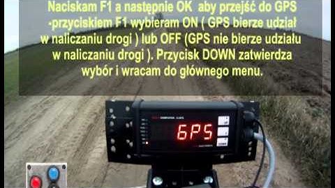 Rally computer 2.GPS - konfiguracja