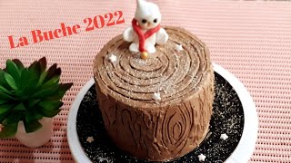 طريقة صنع لابيش رأس السنة 2022 (بيسكوي رولي) بطريقة سهلة //Recette de le Buche de Noêl