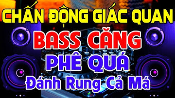 CHẤN Động Giác Quan, Nhạc Test Loa CỰC CHUẨN 8D - Nhạc Disco REMIX Bass Căng Phê Quá - Rung Cả Má