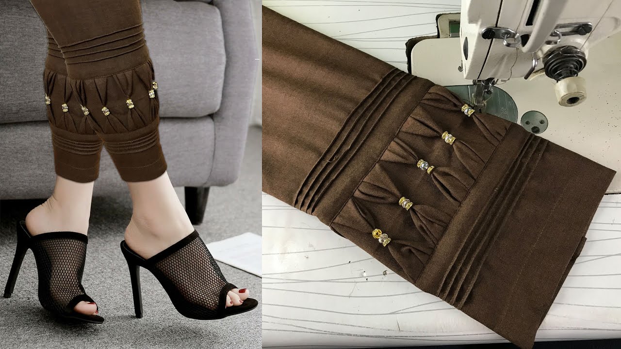 ✓ Trending Stylish Trouser Design Fancy Poncha Design How To Make  ((2022))💚Kingsman Tailor 