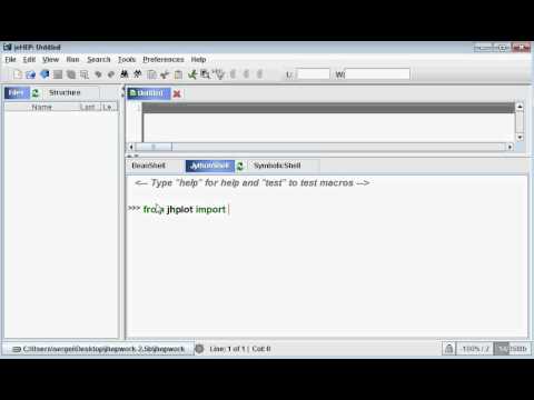 jHepWork:  Using Java and Jython for data analysis