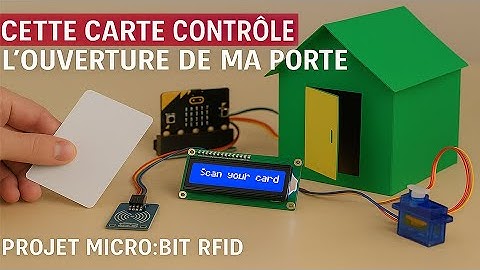 Cette Carte Contrôle l’Ouverture de Ma Porte – Projet Micro:bit!
