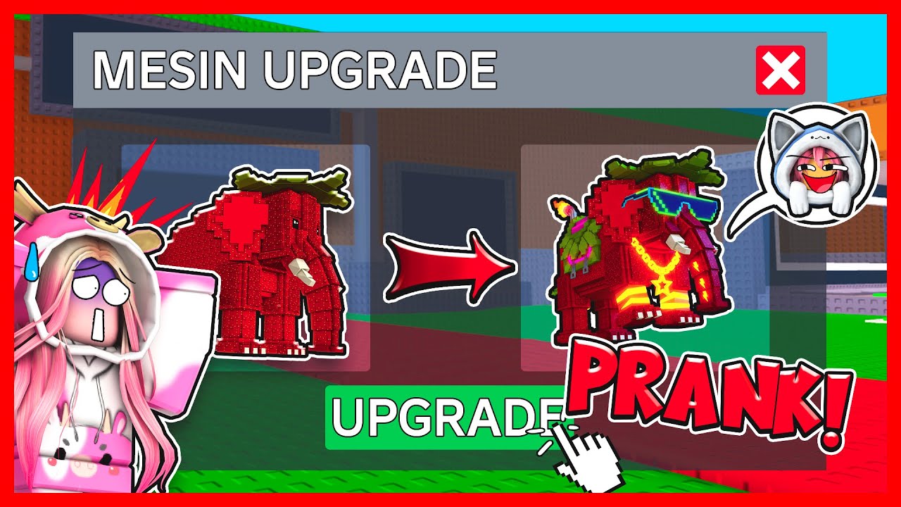 ATUN PRANK MOMON DENGAN UPGRADE SEMUA BRAINROT DI STEAL A BRAINROT !! Feat @MOMON Roblox