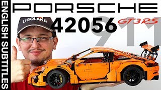 [ENG titles]САМЫЙ ДОРОГОЙ LEGO Technic 42056 Porsche 911 GT3 RS - ОБЗОР ЛЕГО ТЕХНИК 42056 ПОРШЕ 911