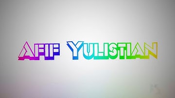 Afif Yulistian Intro // V1