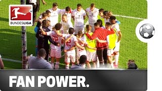 True Support - On-Pitch Team Talk From Mainz Fan