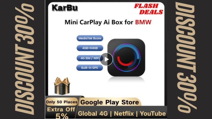 Carlinkit Ai Box Android 13 Led Wireless Android Auto & Apple CarPlay Smart  Tv Box QCM6225 