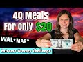 40 MEALS FOR $20  |  EXTREME GROCERY BUDGET CHALLENGE  |  A FEW TIPS TO SAVE MONEY  - JULIA PACHECO