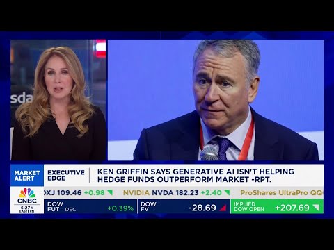 Thumbnail: Ken Griffin says generative AI isn't helping hedge funds outperform market: Report