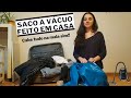 SACO A VÁCUO: COMO OTIMIZAR O ESPAÇO DA MALA DE VIAGEM