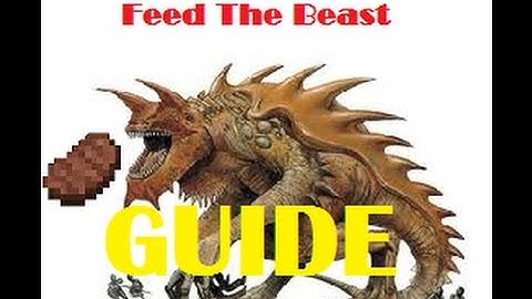 Feed the Beast- Guide for Basic Power Production