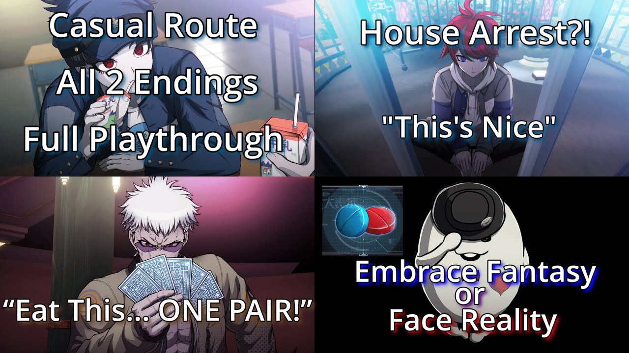 Casual Route | All 2 Endings | Full Playthrough | The Hundred Line ...