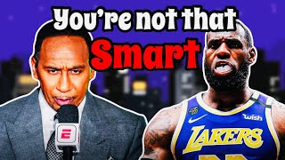 Stephen A Smith Goes Off on Lebron For His Take On The Media