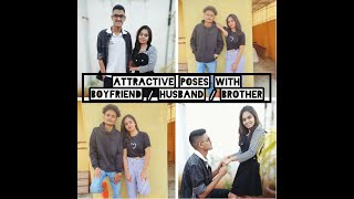 Poses With Boyfriend or Husband or Brother | How To Pose For Photoshoot | Santoshi Megharaj
