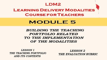 LDM2 Module 5 with answers and reflections