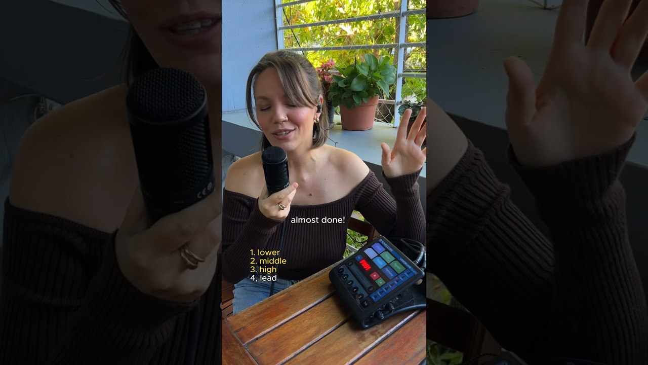 Dua Lipa — Break my heart. Vocal harmony 