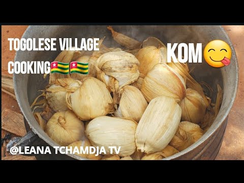 decouvre-un-plat-qui-se-mange-chaque-jour-au-togo-|kom|donkounou|khom|togolese-village-cooking