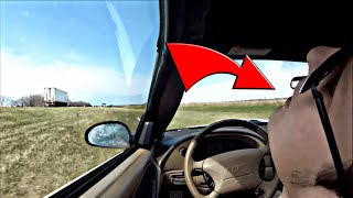 Man passes out while driving caught on DashCam!