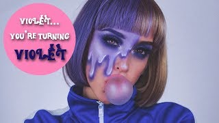 Violet Beauregarde Halloween Makeup Tutorial | Linabugz