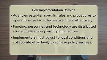 Who Are The Actors In Policy Implementation?