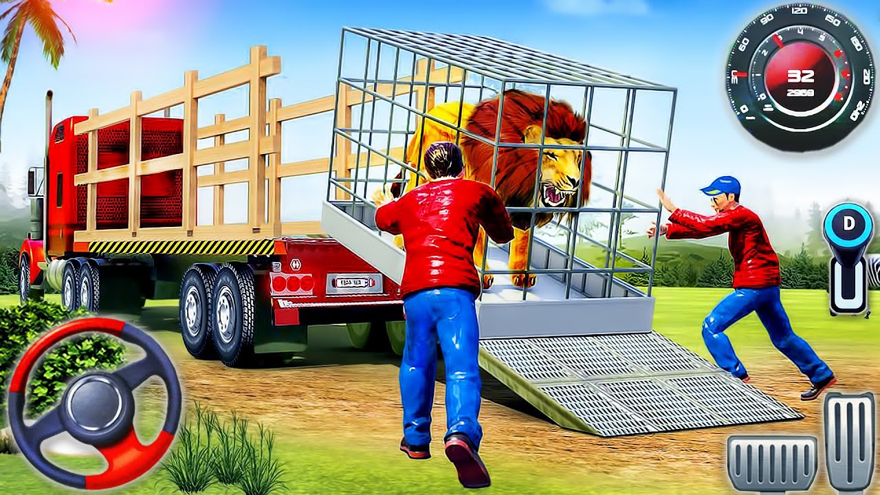 Farm Animal Truck Transport Simulator - Real Zoo Transporter Truck Driving - Android GamePlay