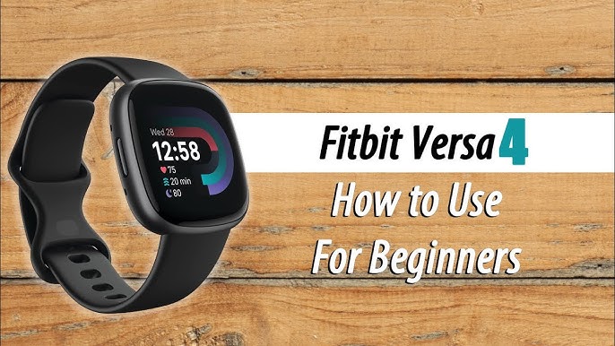 FITBIT Versa 4 Smart Watch - Black & Graphite